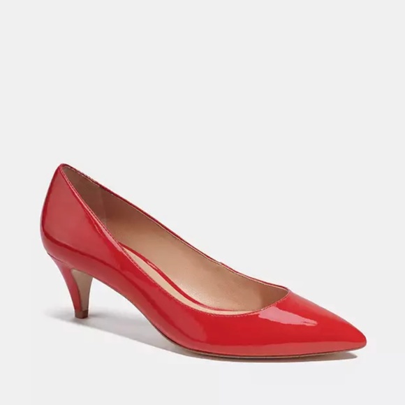 New❣️Coach Sloane Red Pump - Picture 5 of 5